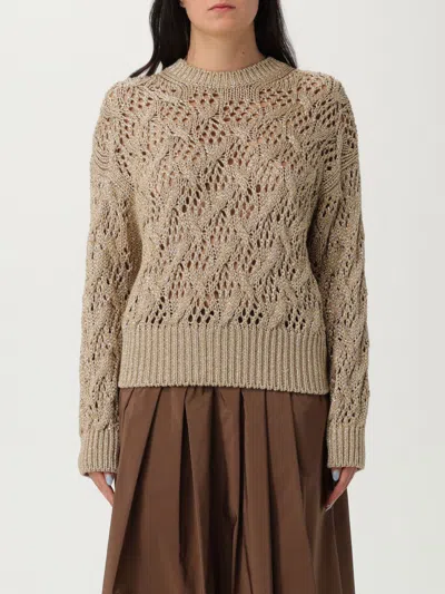 Max Mara Studio Sweater Woman Brown