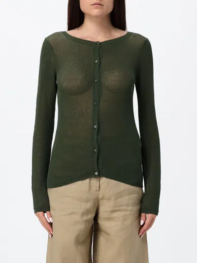 Max Mara Studio Sweater Woman In Green