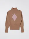 Max Mara Nuccia Camel Sweater/tank/top In Brown