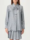 Max Mara Studio Sweater Woman Gnawed Blue In Blue