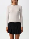 Max Mara Long-sleeved Sweater In Cream