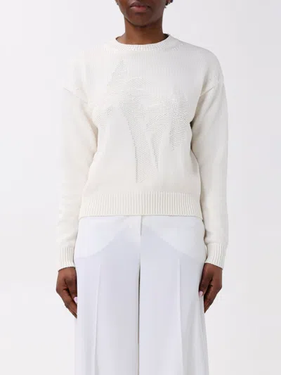 Max Mara Studio Sweater Woman White