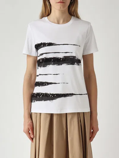 Max Mara Studio Sweater Woman In White