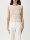 Max Mara Studio Sweater Woman Yellow Cream In Cream
