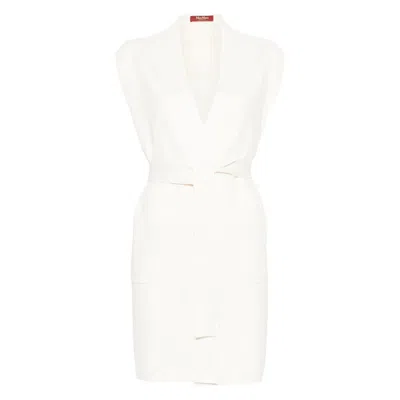 Max Mara Studio Sweaters In White