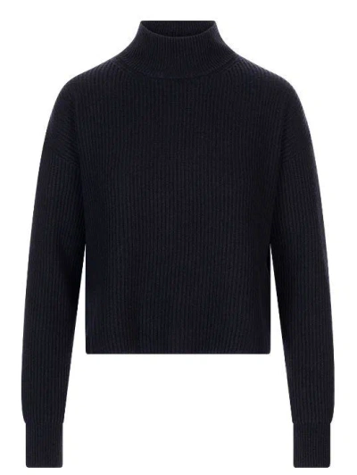 Max Mara Studio Sweaters In Black