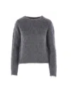 Max Mara Studio Sweaters In Gray