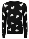 Max Mara Arold Crew-neck Wool Sweater In Black