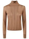 Max Mara Studio Silk Wool Blend Sweaters In Multi