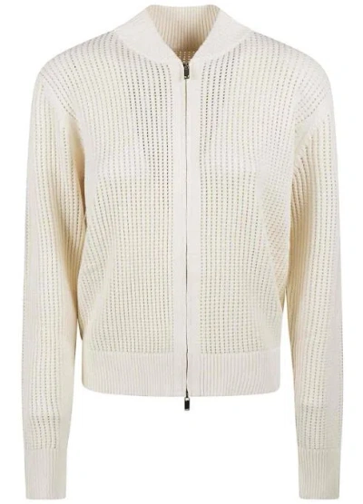 Max Mara Studio Sweaters In Neutral