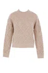 Max Mara Studio Sweaters In Neutral