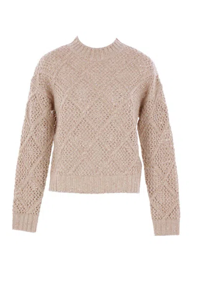 Max Mara Studio Sweaters In Neutral