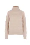 Max Mara Studio Girocoll In Neutral