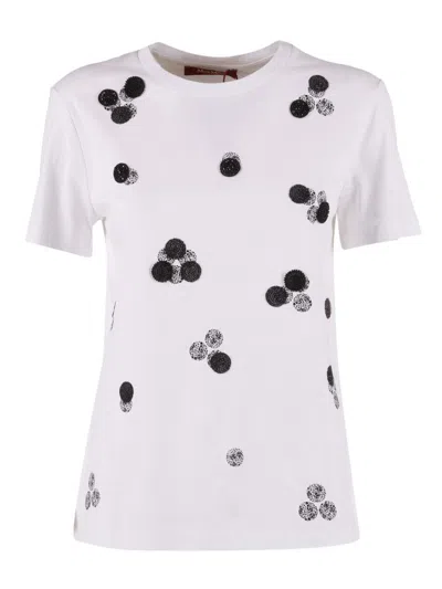Max Mara Studio T-shirt M/c In Red
