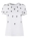 Max Mara Studio T-shirt M/c In White