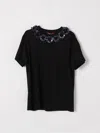 Max Mara Gennaio Embellished Jersey Top In Black