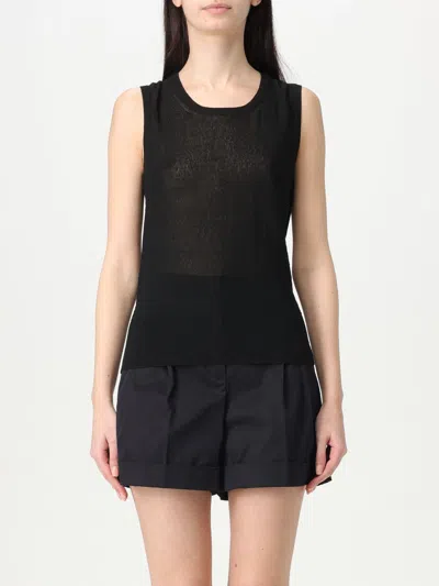 Max Mara Studio T-shirt Woman Black