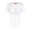 Max Mara Studio Studio White Jersey Tee