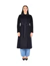 Max Mara Maxmara Studio Tigre Coat In Blue