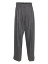 Max Mara Studio Titty Trousers In Brown
