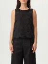 Max Mara Studio Giostra Tank Top In Black