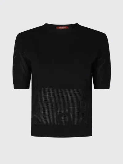 Max Mara Studio Top Woman In Black