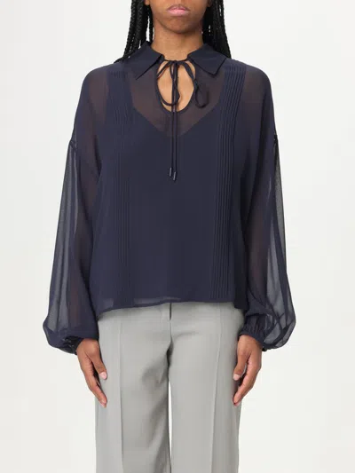 Max Mara Studio Top Woman Blue