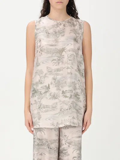 Max Mara Studio Top Woman Nude In Neutral
