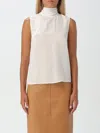 Max Mara Studio Top Woman White In White