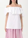 Max Mara Studio Top Woman White In White