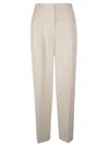 Max Mara Studio Triacetate Polyester Clothing Trousers In White
