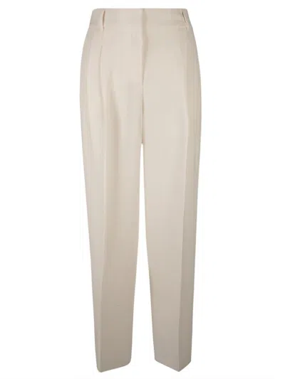 Max Mara Studio Trousers In Neutral