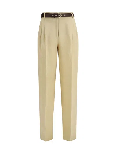 Max Mara Studio Trousers In Neutral