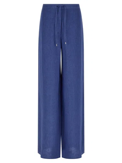 Max Mara Studio Trousers In Blue