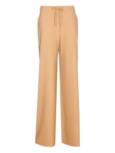 Max Mara Studio Trousers In Brown