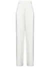 Max Mara Flowing Trousers In White