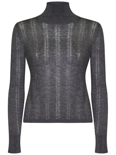 Max Mara Maxmara Studio Zenica Sweater In Grey