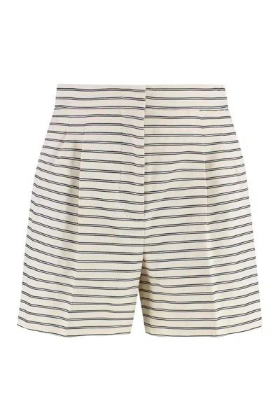 MAX MARA MAX MARA STUDIO UMBRO COTTON BERMUDA SHORTS