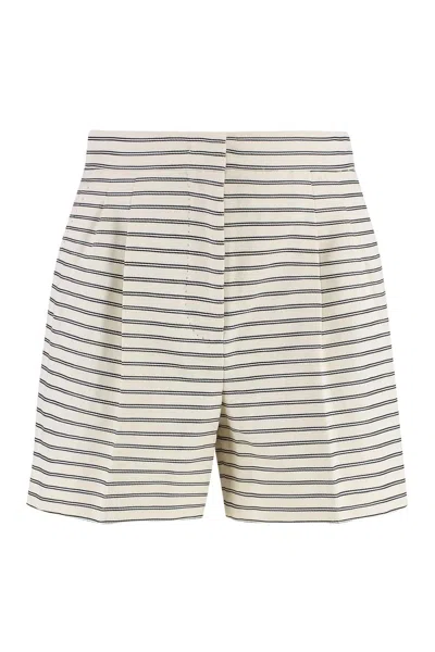 MAX MARA MAX MARA STUDIO UMBRO COTTON BERMUDA SHORTS