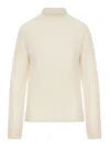 Max Mara Studio Umile Long-sleeved Knitted Jumper In Neutral