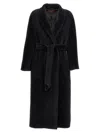 Max Mara Usa Coats And Trench Coats Black In Black