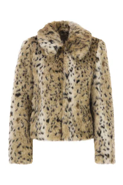 Max Mara Studio Uta - Eco-friendly Fur In Animal Print