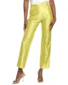 Max Mara Studio Valanga Silk Trouser In Green