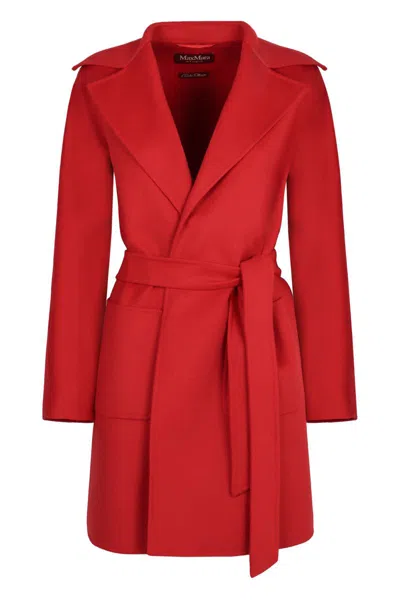 MAX MARA MAX MARA STUDIO VALDA WOOL AND CASHMERE COAT