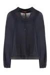 Max Mara Studio Top Woman Blue