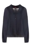 Max Mara Studio Top Woman Blue