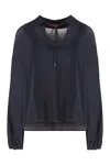 Max Mara Studio Top Woman Blue