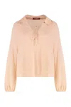 Max Mara Pleat-detail Blouse In Neutral