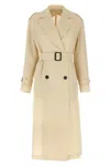 Max Mara Vieste Coats And Trench Coats Beige In Nude