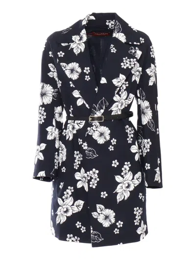 Max Mara Viterbo Overcoat In Blue